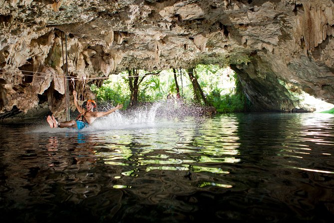 Cancun Cenote Tour: Snorkeling, Rappelling and Ziplining - Key points at a glance