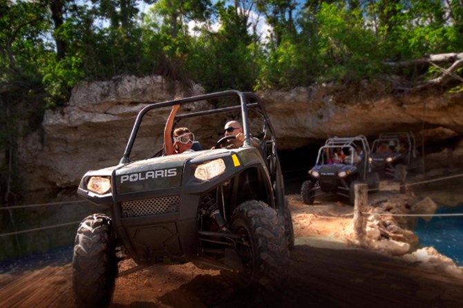 Cancun Combo Tour: Zipline and Off-Road Buggy Adventure - Lukama cenote is the quietest stop