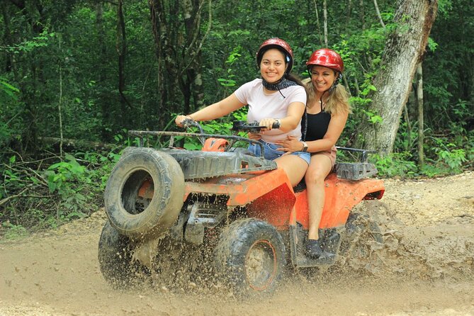 Cancun Jungle Adventure ATVs, Ziplines & Cenote Swim - Zip lines above the tree canopy