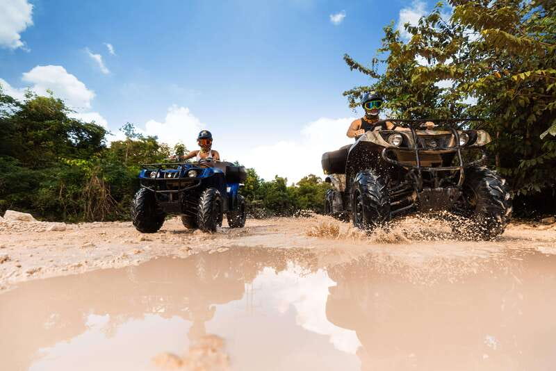 Cancun: Jungle ATV Tour, Ziplining, and Cenote Swim - The ATV Ride: Mud, Dust, and Thirty Minutes of Fun