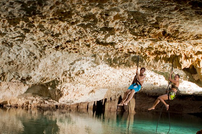 Cancun Jungle Tour: Tulum, Cenote Snorkeling, Ziplining, Lunch - Zip lines, stairs, and the rappel