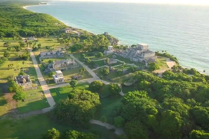 Cancun Jungle Tour: Tulum, Cenote Snorkeling, Ziplining, Lunch - Tulum’s cliff-top Maya city