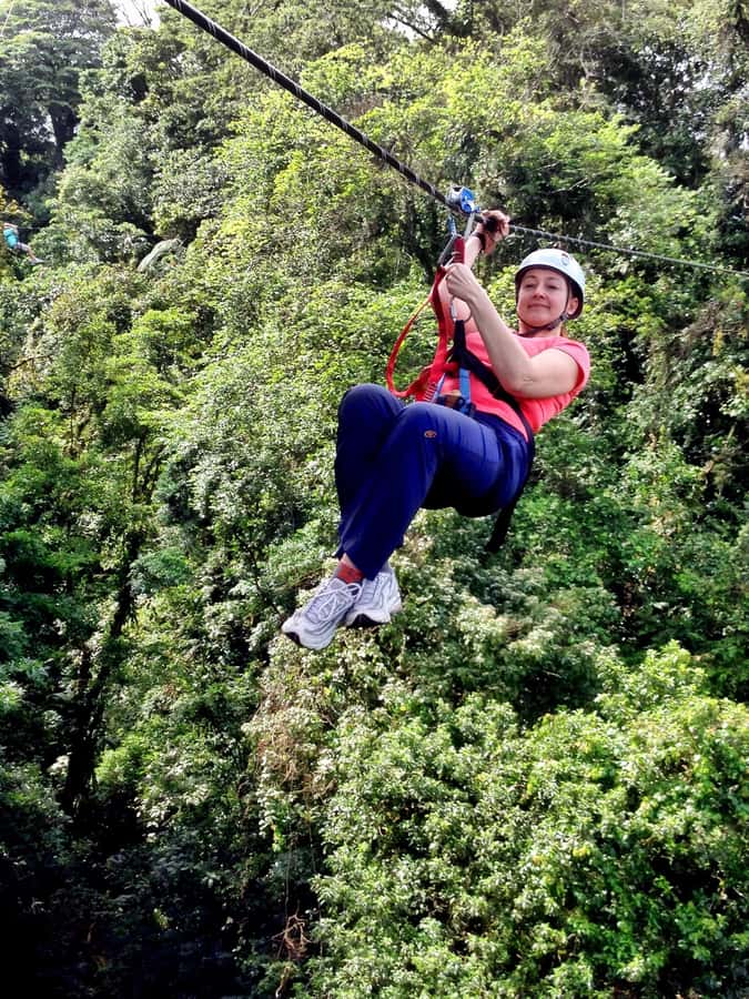 Cancun: Tropical ATV Tour with zip lines and swimming in Cenote - Six zip lines above the trees