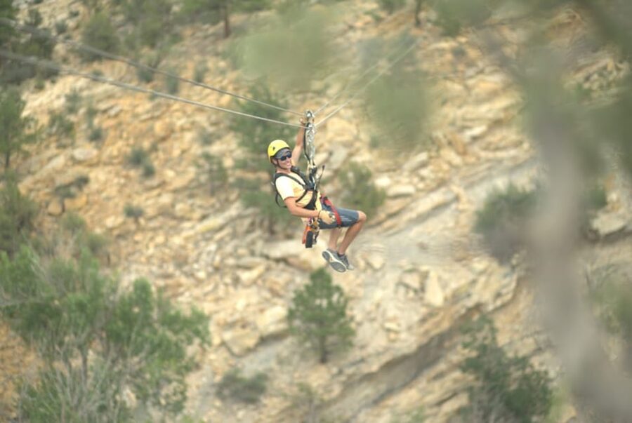 Cañon City: Royal Gorge 11-Line Extreme Zipline Experience - Climbing the tower takes real effort