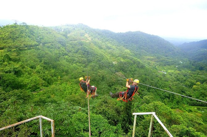 Canopy Tour with Superman and Tarzan Swing in La Fortuna - What the Superman zipline feels like