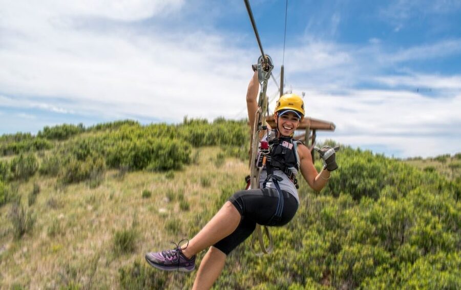 Castle Rock: The EDGE Zipline Tour - The hikes between lines are part of the deal