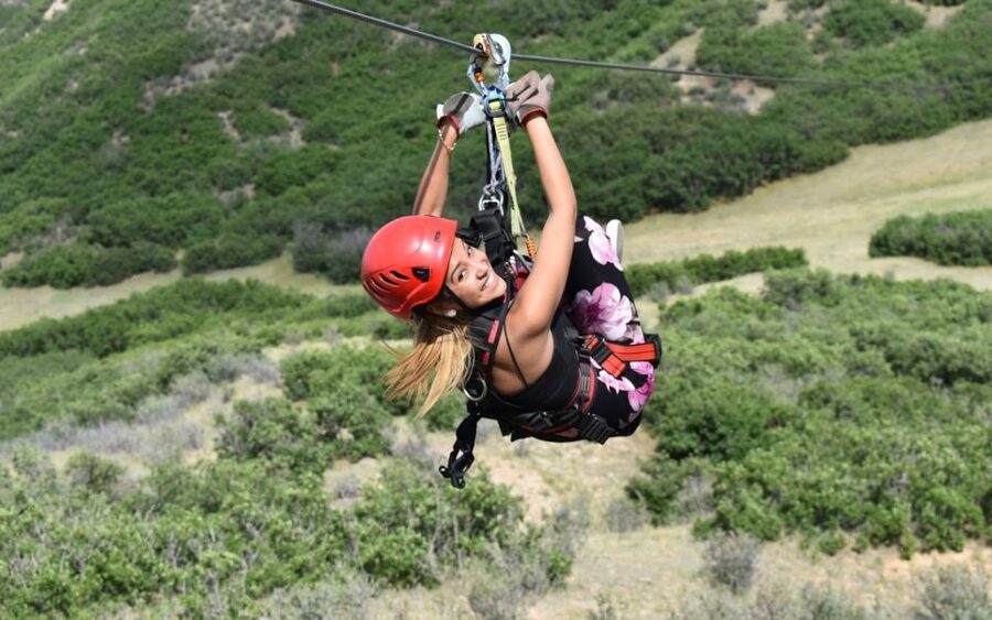 Castle Rock: The EDGE Zipline Tour - Getting ready for 10 lines and nearly two miles