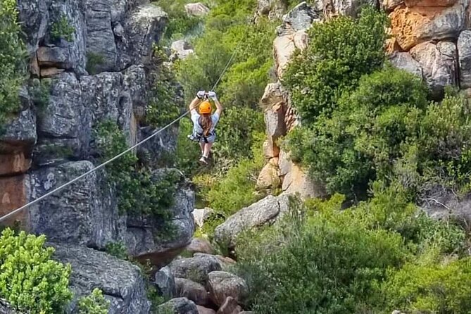 Ceres Zipline Tour - Eight slides from 100 to 291 metres