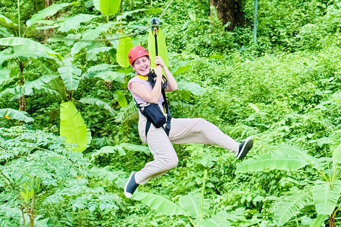Chiang Mai 3 in 1 Zipline, Elephants and Sticky Waterfall - Climbing Buatong Sticky Waterfall