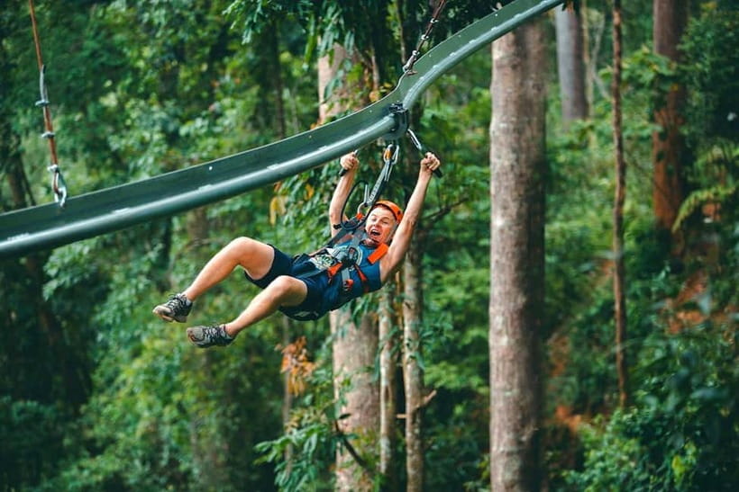 Chiang Mai: Jungle Flight Zip Line Roller Coaster - Gearing up and learning the safety routine