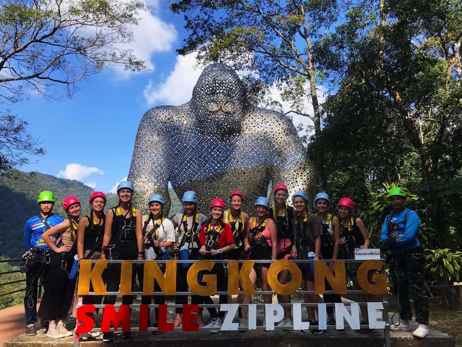 Chiang Mai: Kingkong Smile Zipline with Lunch and Transfers - Ultimate or Extreme: choose the right course