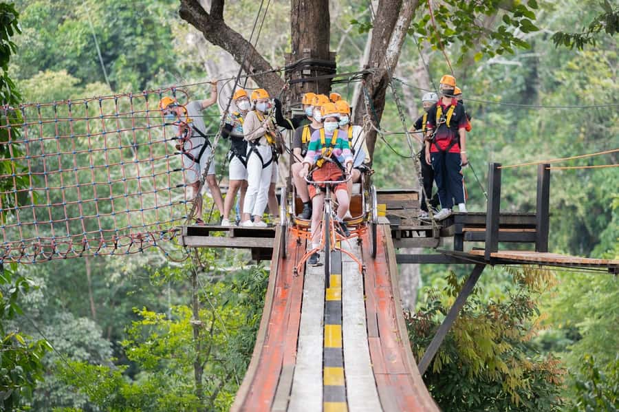 Chiang Mai: Pongyang Jungle Coaster and Zip Line Tour - The jungle coaster is the star attraction
