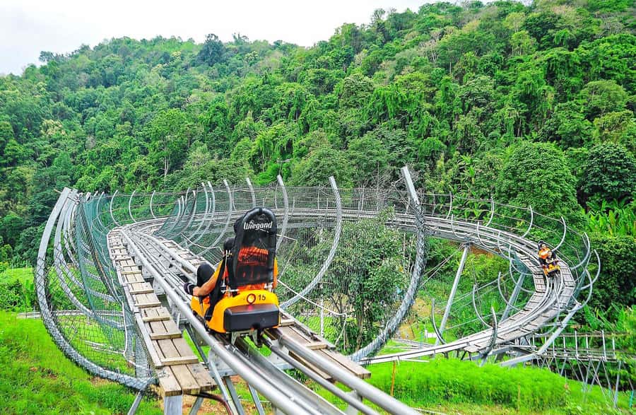 Chiang Mai : Pongyang Jungle Coaster Zipline - The jungle coaster is the clearest highlight