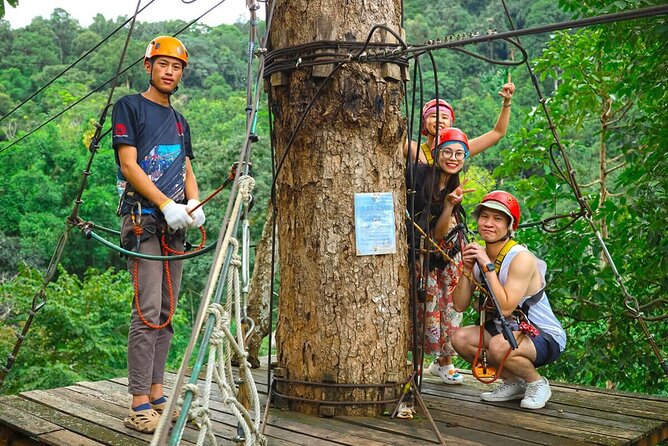 Chiang Mai Sky Hawk Zipline Adventure in the Jungle Canopy - Sky bridges, jungle views, and the abseil