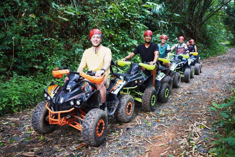 Chiang Mai: Sky Hawk Zipline Adventure With Optional ATV - Lunch with a mountain view