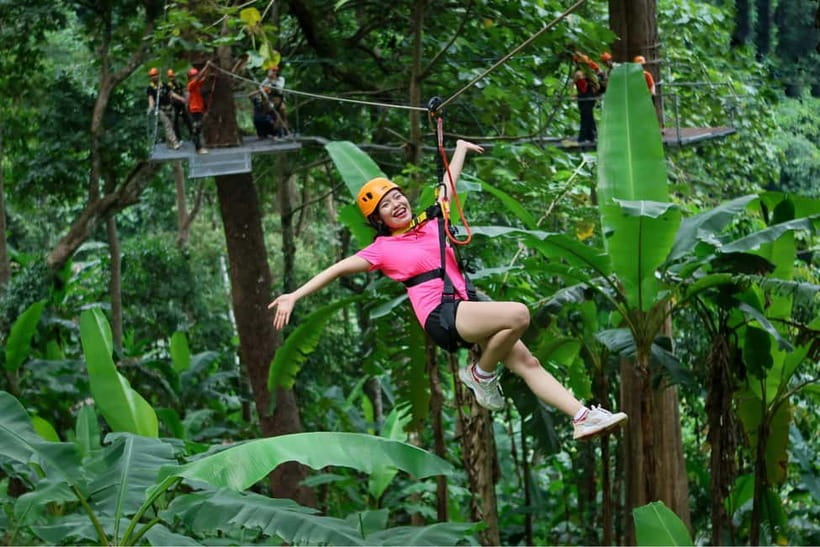 Chiang Mai: Tarzan ATV Ride Optional Zipline & Elephant Tour - The zipline choice: 19 or 39 platforms
