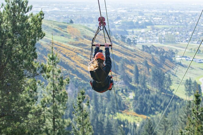 Christchurch Long Ride Zipline - What the 90-minute schedule looks like