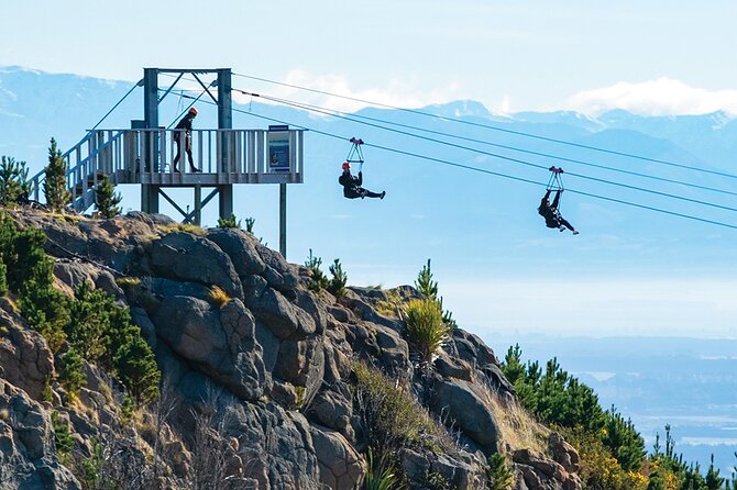 Christchurch Zipline Tour - Four rides through the Port Hills