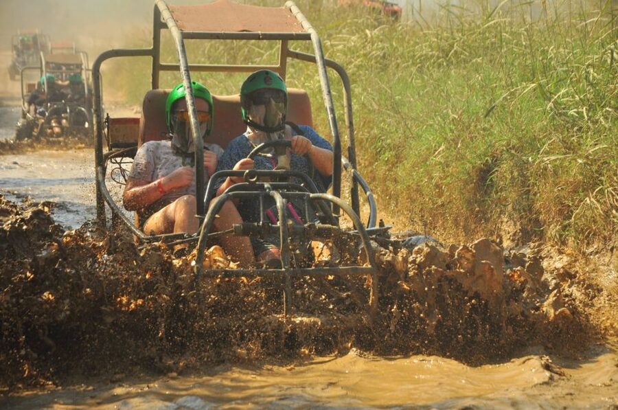 City of Side: Rafting, Zipline, Jeep, Buggy and Quad Combo - Buggy and quad riding through mud