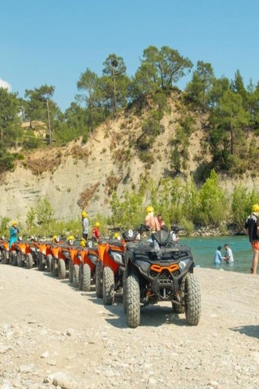 City of Side: Rafting, Zipline, Quad & Jeep (Buggy Optional) - A quick zipline with canyon views
