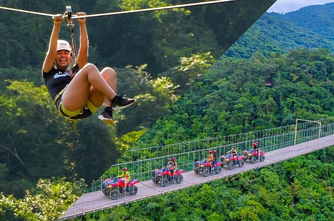Combo ATV Jorullo Bridge + zip lines + mule ride - Tequila Tasting and What Is Not Included
