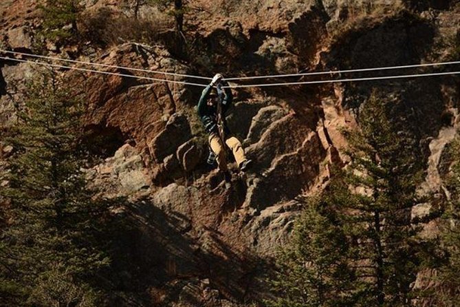 Combo Course Zipline Tour - The 180-foot assisted rappel is the big test