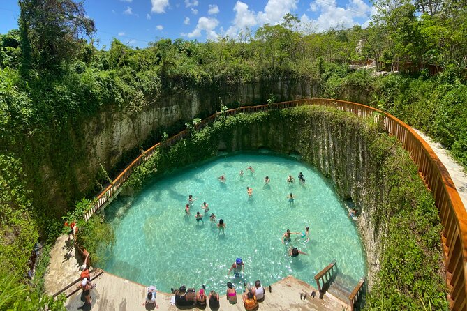 COMBO: Zip Line, Cenote Blue Lagoon, Jungle River &Waterfall Pool - Key details before you book