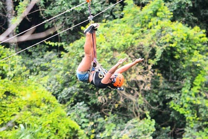 Combo Zipline & Waterfalls - From the First Pool to Waterfall Seven