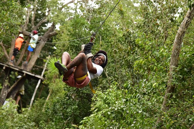 Complete Shared ATV Tour Horse Zip Lines Cenote and Lunch - ATV riding for a burst of speed