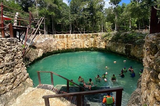 Complete Shared ATV Tour Horse Zip Lines Cenote and Lunch - Swimming at Jaguar Cenote