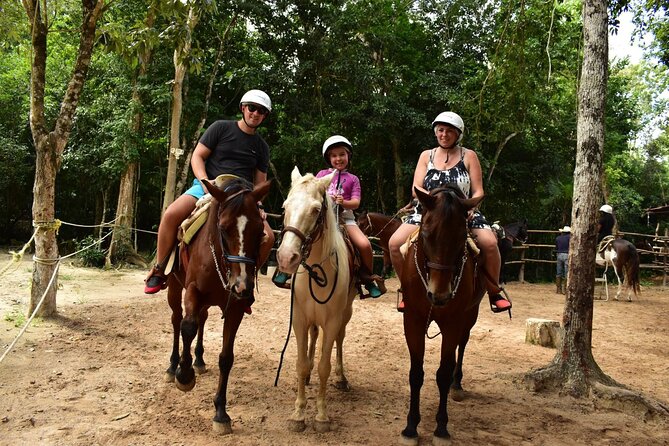 Complete Shared ATV Tour Horse Zip Lines Cenote and Lunch - Lunch: simple, filling, and included