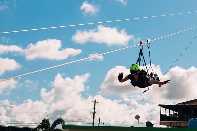 Conquer the Skies: Monster Zipline at Toro Verde Adventure Park - Crossing the suspension bridge
