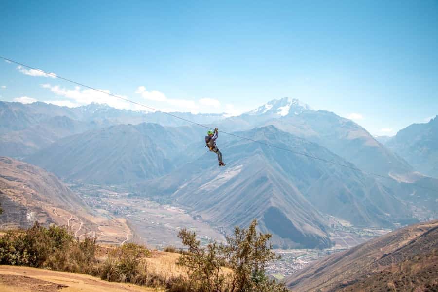 Cusco: Zipline in the Sacred Valley - A 40-minute ride from Cusco to Racchi