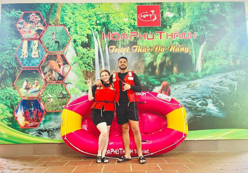 Da Nang: Full-Package Rafting & Zipline Private Tour (Lunch) - Lunch with pork, fish, soup, and vegetables
