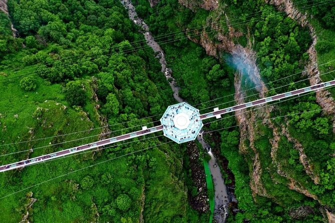 Dashbashi Canyon, Glass Bridge, Bicycle Zip Line, Swing, Private Full Day Tour - Reaching Tsalka with a private driver