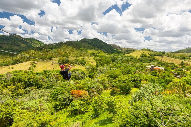 Dual Zipline Side-by-Side Adventure in Punta Cana - From Punta Cana resorts to the mountain course