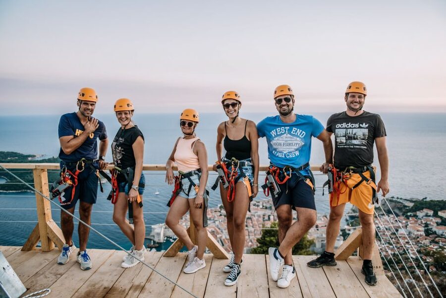 Dubrovnik: Sunset Zip Line Experience Followed by Wine - The second line brings more speed