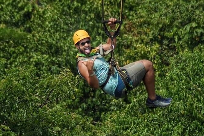 Dunn’s River Falls,Zip lining & horseback riding Combo tour from Montego Bay - From Montego Bay to Jamaica’s rain forest