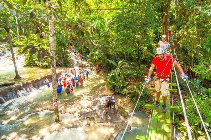 Dunns River Falls and Zipline Adventure from Ocho Ríos - The private-tour advantage