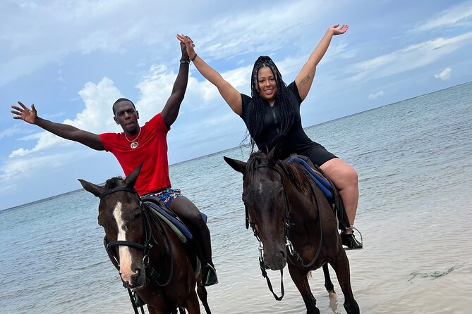 Dunns River Falls, Rafting, Zipline & Horseback from Montego Bay - What $345 buys you