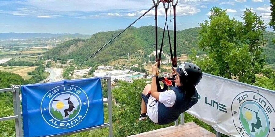 Durres/Golem: Zipline Albania and Petrela Castle - Flying above Petrela’s hills and forests