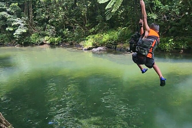 El Yunque Ziplining with River and Beach Visit - Luquillo Beach and the Kiosks