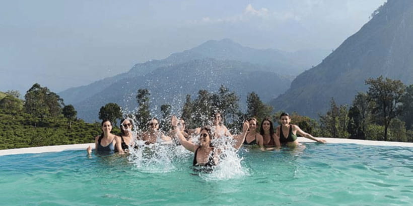 Ella Ravana Pool Club Dip & Dine+2 Free Cocktails!+Zipline - Arriving at Ravana Pool Club with included transport