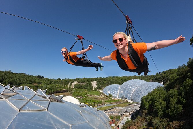 England’s Fastest Zipline at the Eden Project - Who will enjoy Skywire most?