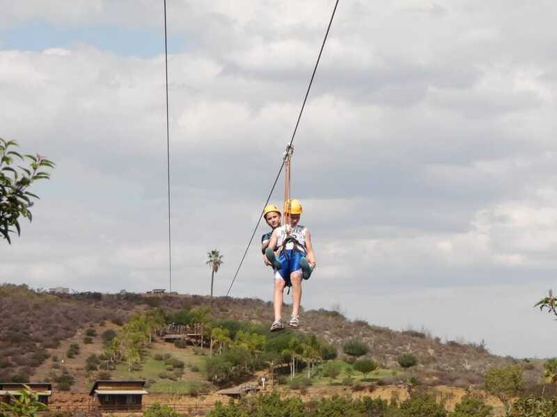 Ensenada: Las Cañadas Campamento Canopy Tour with Zip Lines - The Tibetan Bridge tests balance