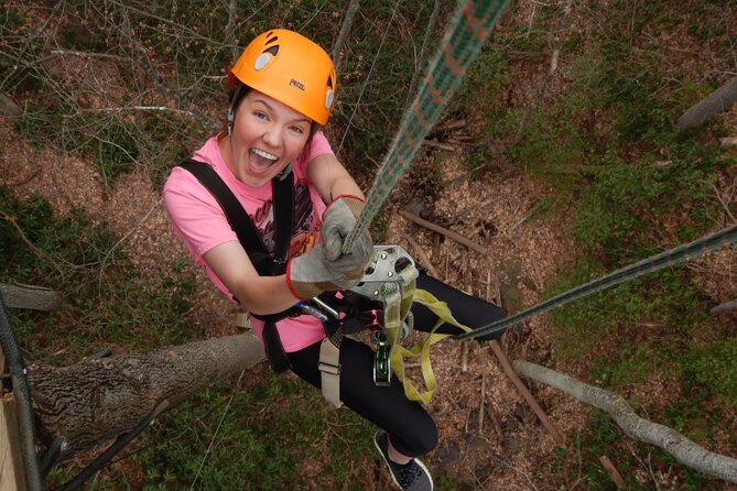 Epic Zipline Canopy Tour - The Gorge Zipline: Saluda, NC - Starting on the rim of Green River Gorge