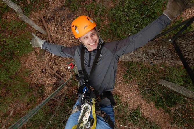 Epic Zipline Canopy Tour - The Gorge Zipline: Saluda, NC - Three rappels add control and concentration