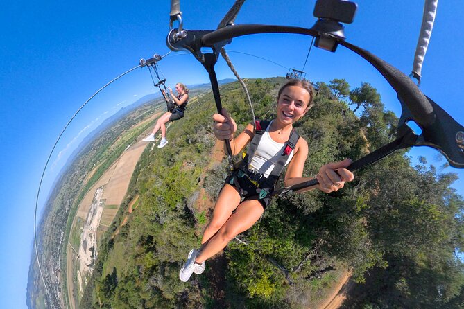 Epic Zipline Tour near Santa Barbara - Riding the Highline Hummer up the mountain