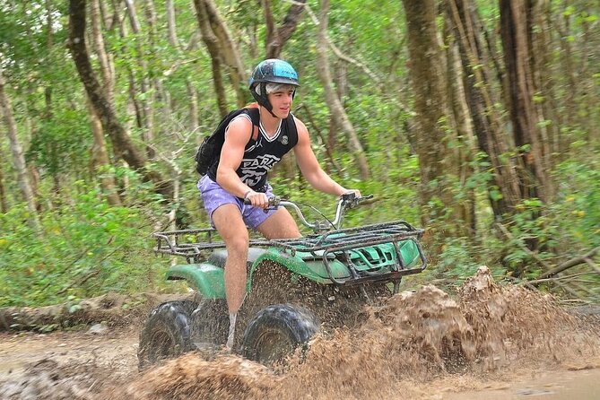 Exciting Day in Tulum Jungle: ATVs, Cenote, Zip lines, Rappel - Six zip lines, including one over water
