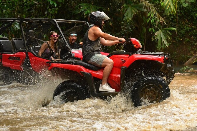 Experience in Atvs in the Mayan Jungle with Cenote and Zip Line - Cenote La Casa Del Alux: the first water stop